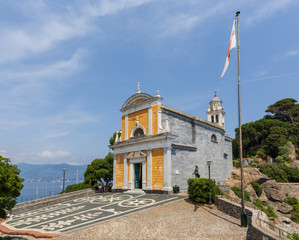 The Catholic church 'Chiesa di san Giorgio' in Portofino.