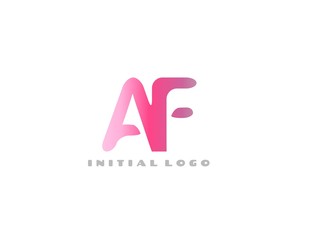 AF Initial Logo for your startup venture