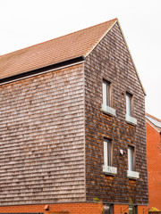 Obraz premium new unique design modern detached house in england