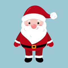 Santa Claus character. Merry Christmas and Happy New Year. Santa Claus cartoon character.