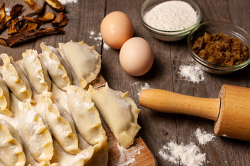 Preparation of traditional dumplings II