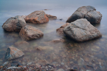 Stones in the water