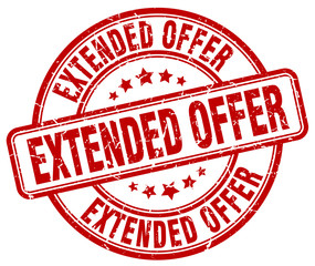 extended offer red grunge round vintage rubber stamp