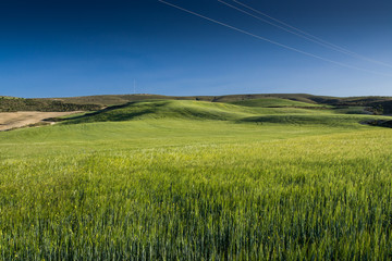 Obraz premium Sloping hills in Spane