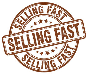 selling fast brown grunge stamp