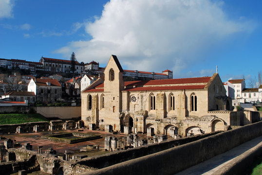 Monastery Of Santa Clara A Velha In Coimbra, Portugal