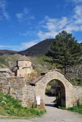 Fototapeta na wymiar The Ateni Sioni Church in Georgia. Built as a tetraconch in the 7th century