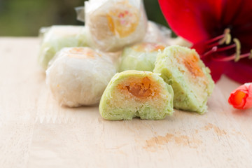 Chinese Pastry-Mung Bean with Egg Yolk