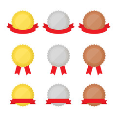 メダルのイラストセット