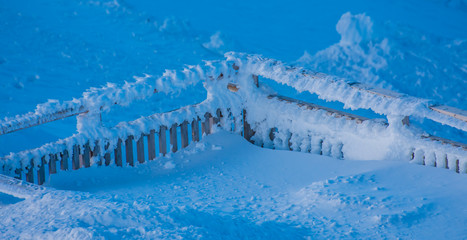Winterlandschaft Berge Mittenwald Germany