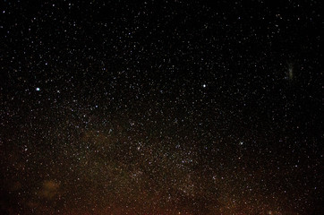 Starry night sky
