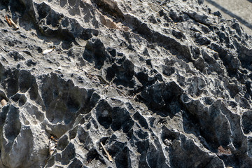 The limestone mountains