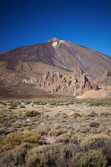 Vista vertical del Teide y sus alrededores (Roques de Garc&iacute;a)