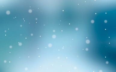 Blue bokeh or blurred abstract for background