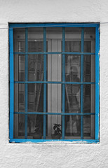 Window in stone house