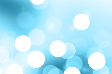 Blue blurred bokeh abstract for background