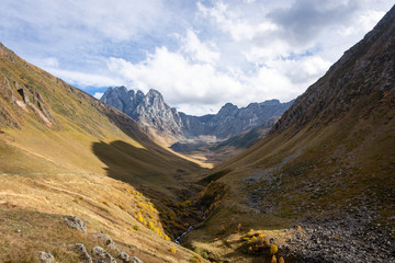 Chaukhi pass, Sno, Kazbegi, Géorgie