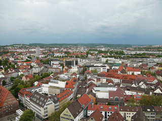 Obraz premium Ulm : vue depuis la cathédrale