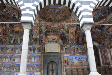 Obraz premium Monastery of Saint Ivan of Rila Rila Monastery is the largest and most famous Eastern Orthodox monastery in Bulgaria. 