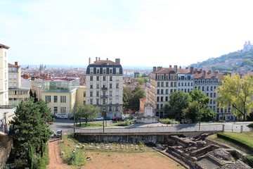 Fototapeta na wymiar Lyon - La Croix Rousse