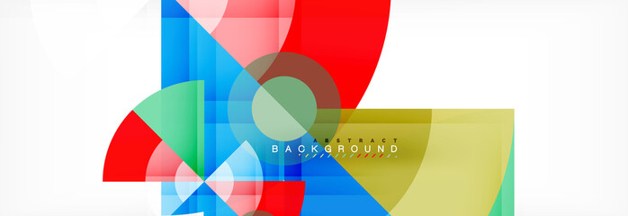 Modern geometric abstract background