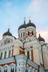 Alexander Nevsky Cathedral in old Tallinn.