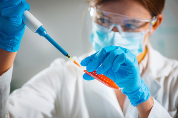 Microbiology laboratory work