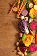 assorted raw vegetables