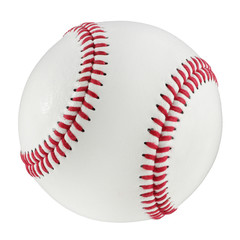 Baseball isolated on a white background with clipping path
