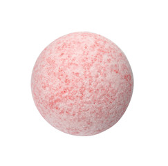 Bath bomb on white background. Spa product