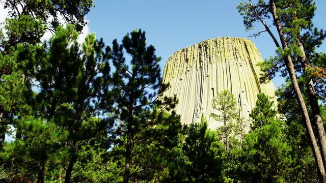 View of Devils Tower Wyoming in the Black Hills America