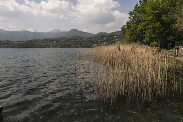 Pusiano lake , panorama , Italy