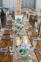 tables in restaurant
