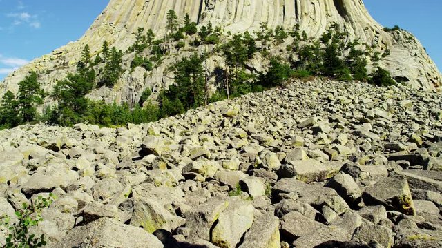 View of Devils Tower Wyoming in the Black Hills America