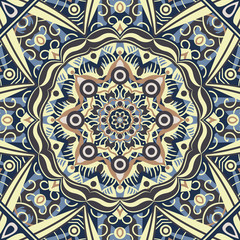 Islamic ornament vector , persian motiff . Round pattern elements e.