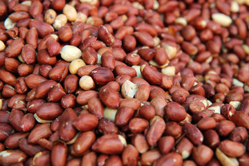 Background of roasted peanuts