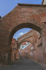 Naklejka premium Medieval architectural highlights in Transylvania