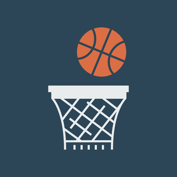 orange basketball net shot clip art preview
