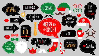 Christmas photo booth props