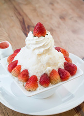 Korean dessert or bingsu
