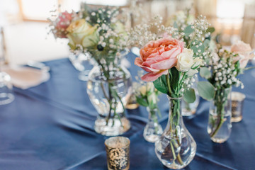 bouquet of roses in a vase