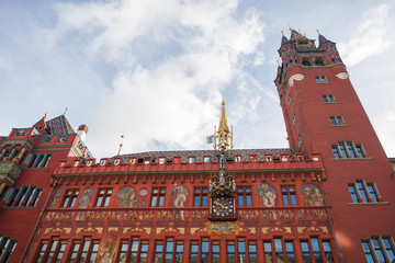 Obraz premium Basel Town Hall in Switzerland