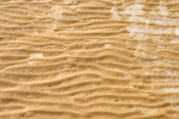 Sand waves on Dead sea bottom