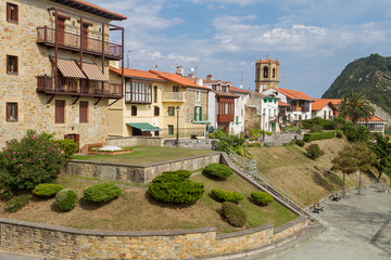 Fototapeta na wymiar Getaria fishing town in Gipuzkoa, Basque Country