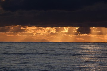 Obraz premium sunset at sea