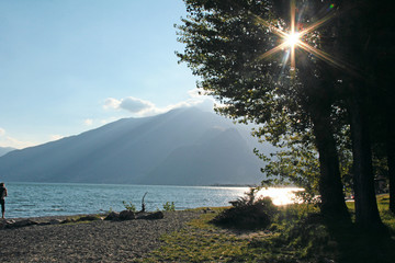 Abendsonne am Comer See