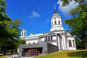 Fototapeta na wymiar Die Domkirche von Härnösand Schweden