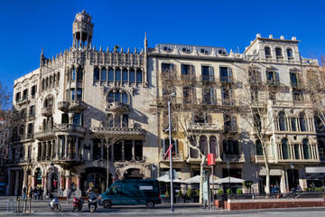 Fototapeta na wymiar Barcelona, Passeig de Gracia