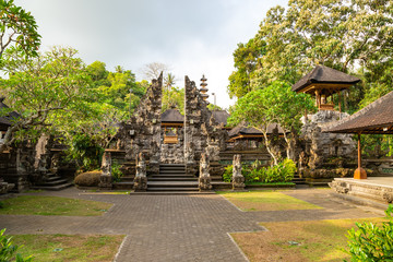 Obraz premium The entrance to the Hindu Temple Pura Gunung Lebah, Udud, Bali Island, Indonesia