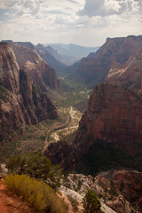 Canyon View in Zion National Park